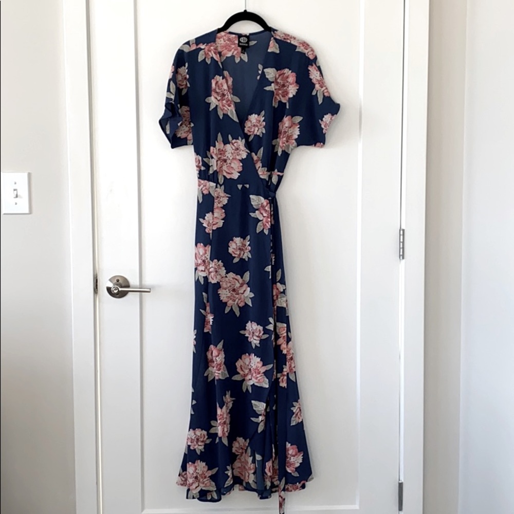 Floral Wrap Dress
